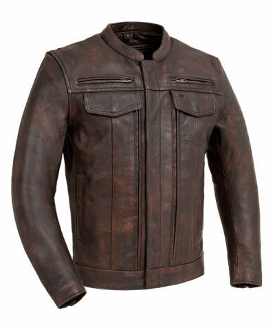 Leather Motorcycle Vest for Men & Women Biker Vests